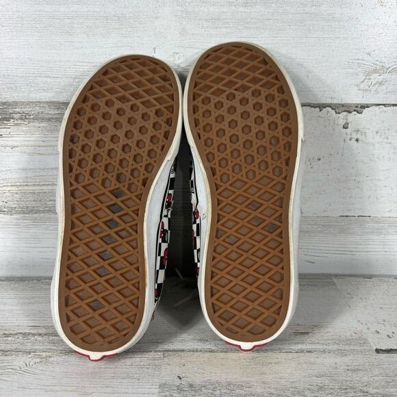 Vans Missy / Junior Doheny Cherry Checker Low Top Sneakers Black/White Size‎ 3 - Picture 8 of 9
